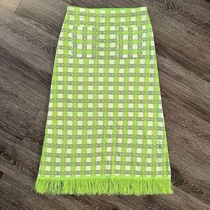 Baum Und Pferdgarten Callis Jacquard-Knit Midi Skirt